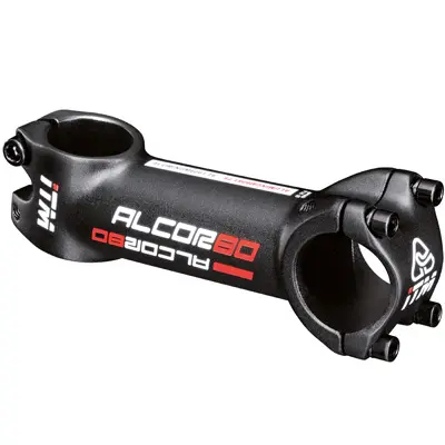 Potence ITM Alcor noir réversible 31,8 mm angle 10° L100 mm