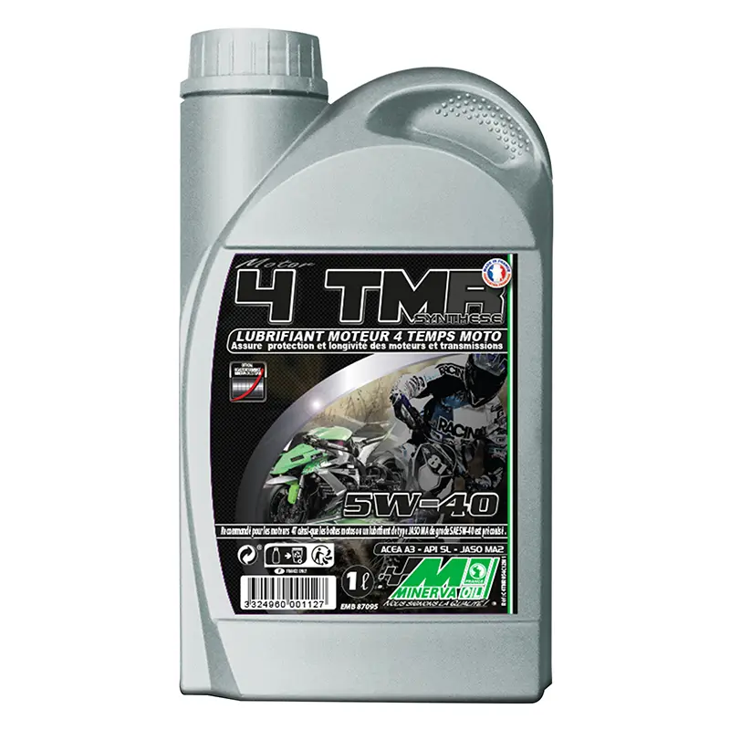 4-Takt Motoröl Minerva 5W40 Synthese für Maxiscooter-Motorrad 1L