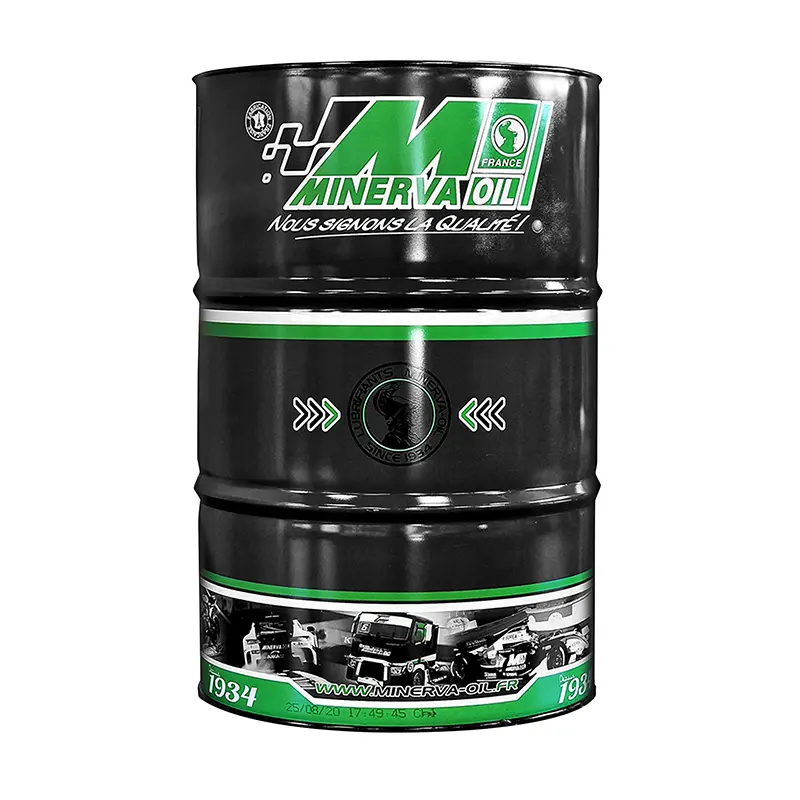 Motoröl 4-Takt MINERVA OIL Synthese 5W40 API SN JASO MA2 - Fass 210L