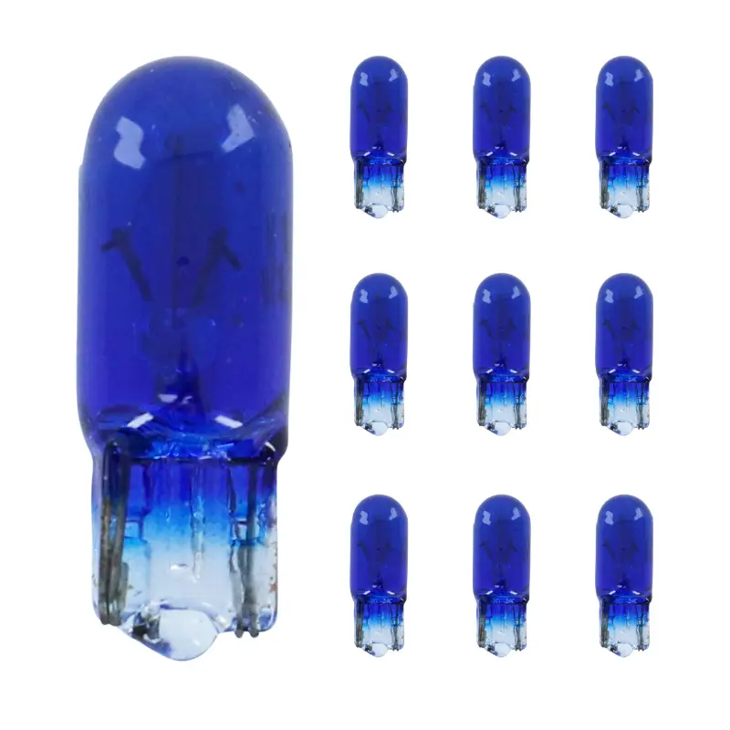 Ampoule standard 12V 1,7W culot W2,2X5,2D W1,2W bleu REPLAY (boîte de 10)