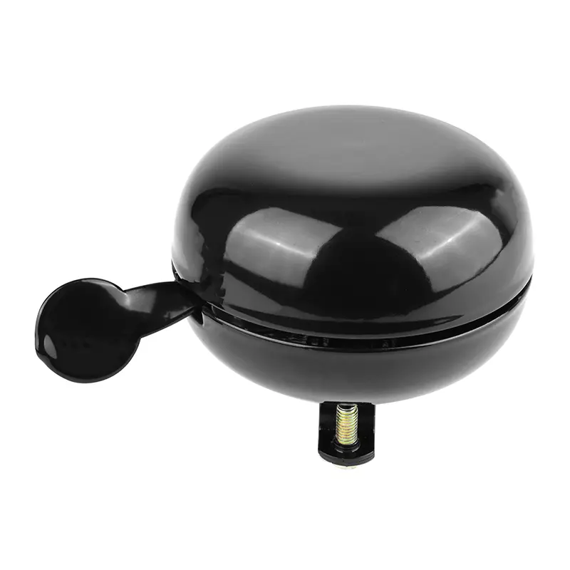 Sonnette timbre P2R acier noir diamètre 80 mm