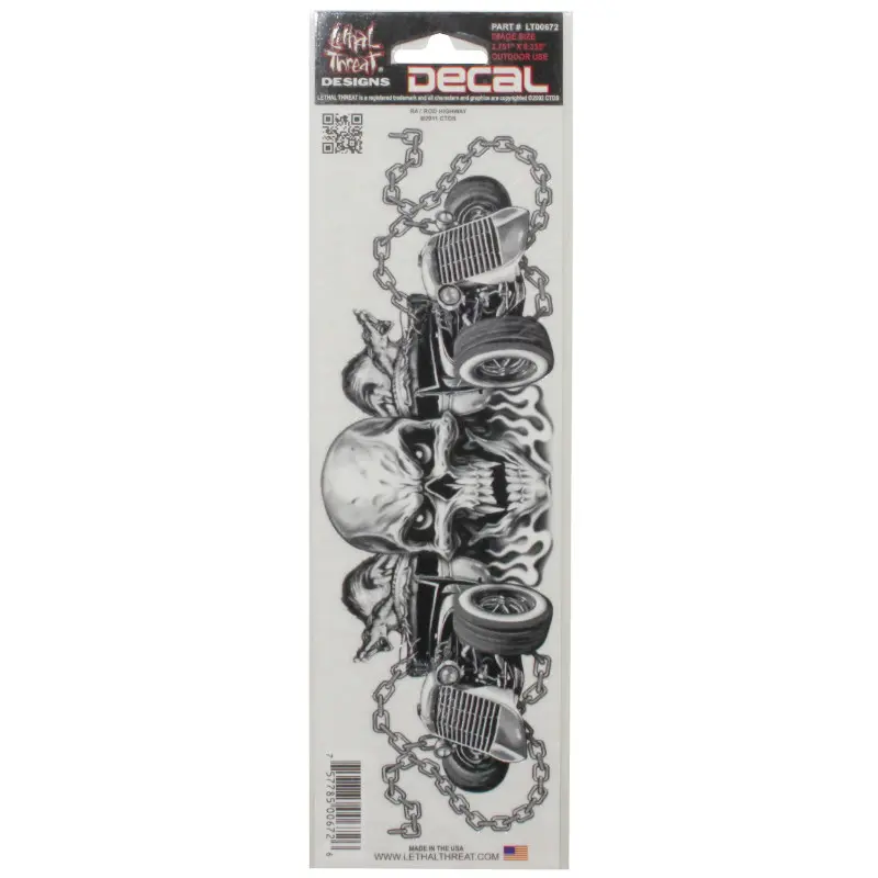 اسٹیکر Lethal Threat Rat Rod Highway 70X250MM LT00672