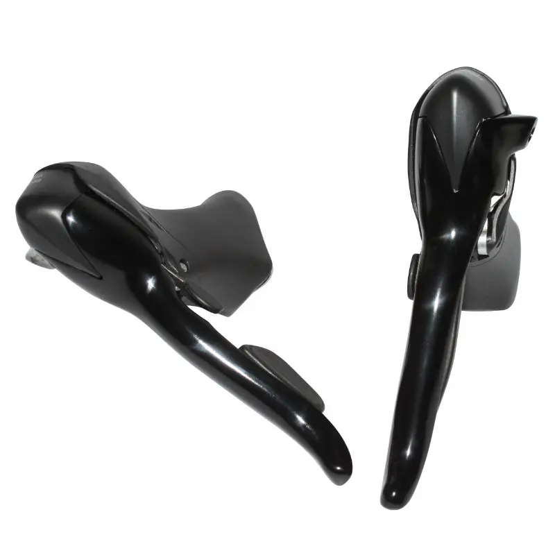 Brems-/Schalthebel Straße Pad Microshift 7V Doppel Aluminium schwarz Shimano-kompatibel (Paar)