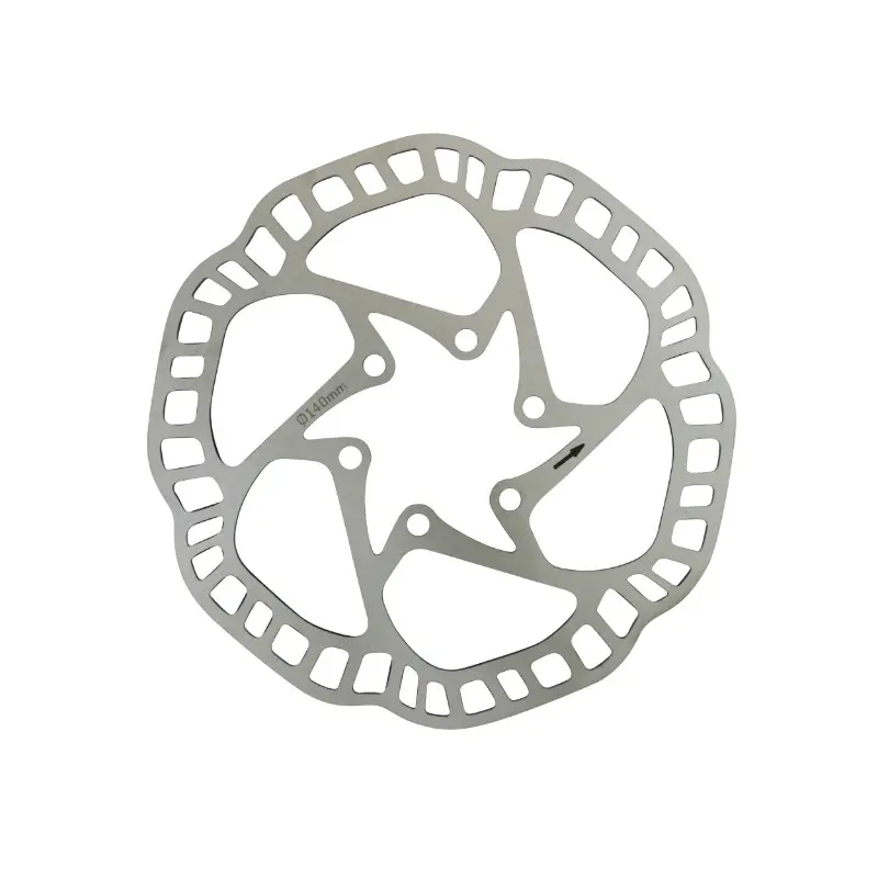 Disque de frein Newton 140 mm 6 trous argent compatible Shimano
