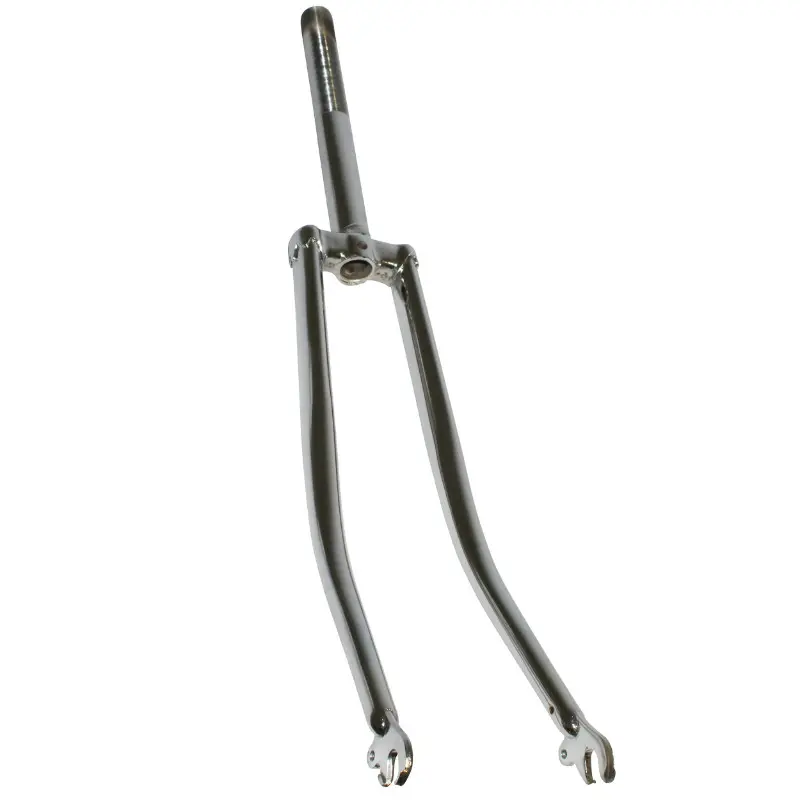 Fourche P2R City 650B rigide acier chrome cintre pivot fileté 22,2 mm (cone 26,4)