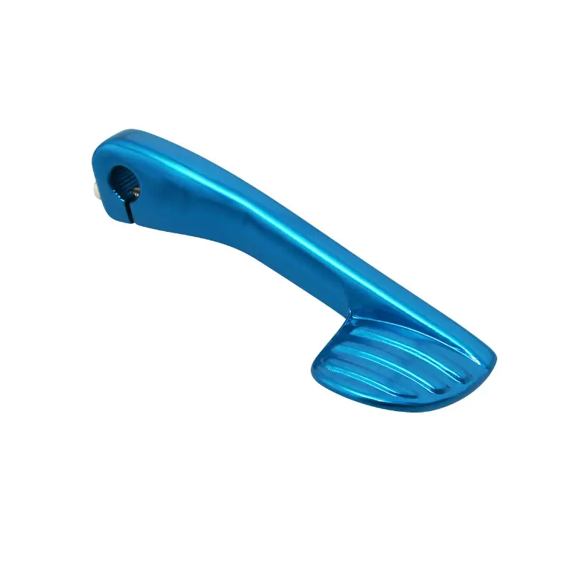 Kick de démarrage REPLAY aluminium MBK 50 Booster / Yamaha 50 BWS / Aerox bleu
