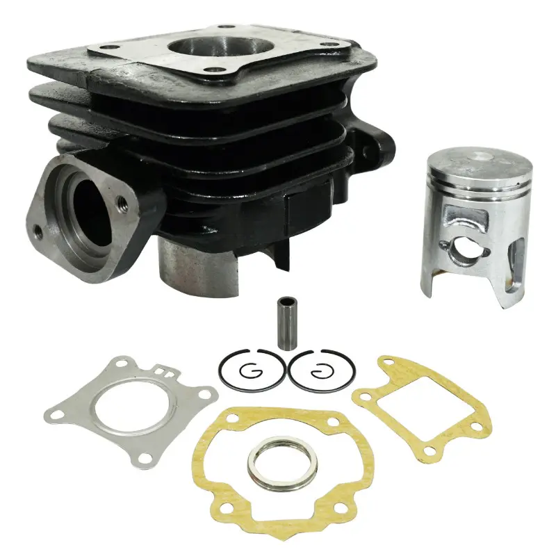 Cylindre P2R fonte premium Kymco 50 Agility 2T, People 2T, Super 9 2T (admission sur cylindre, axe de piston 12 mm)