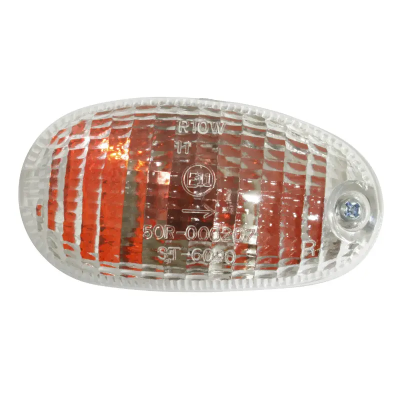 Clignotant avant droit transparent Piaggio 50 Typhoon 2004+ homologué CE