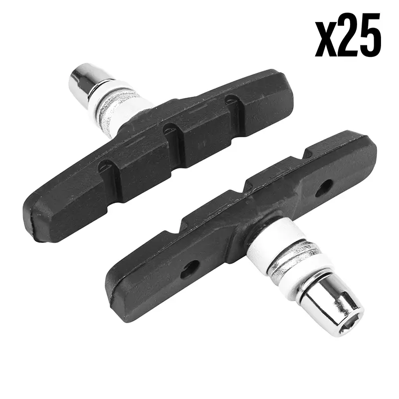 Porte-patin frein VTT V-brake à vis symétrique Newton 70 mm noir (coffret de 25 paires)