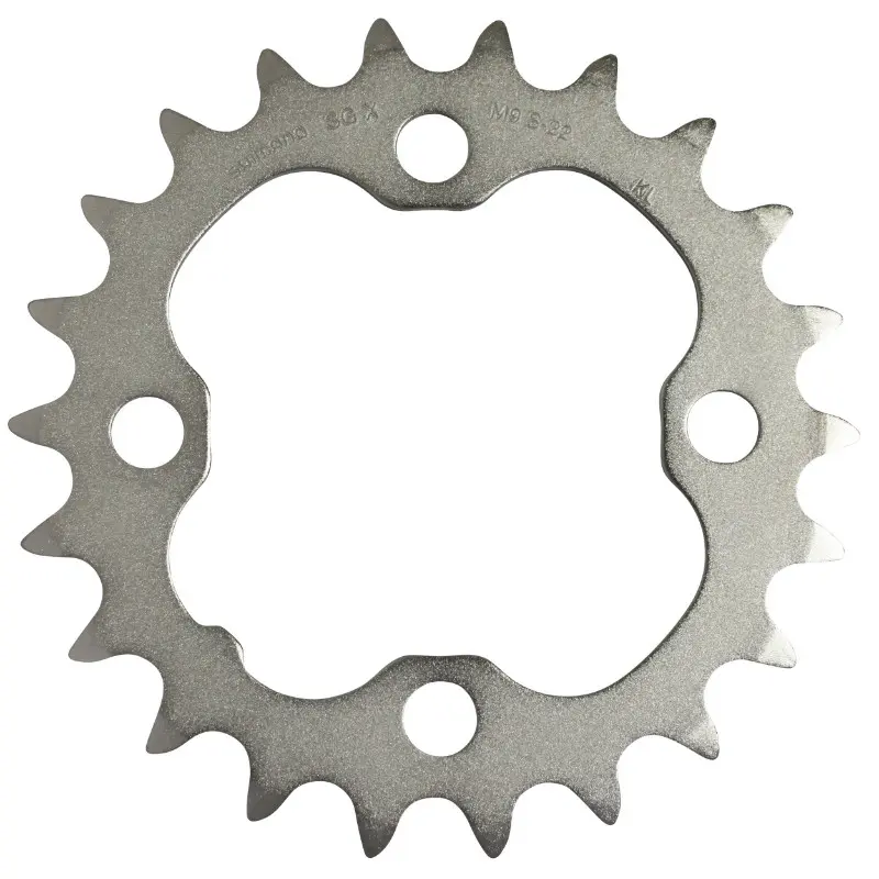 Plateau VTT 4BRA d.64 pour Shimano deore M532 triple 22DTS interieur origine 9V.