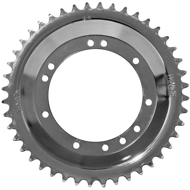 Couronne cyclo adaptable MBK 51 roue rayons 44 DTS alésage 94 mm 11 trous