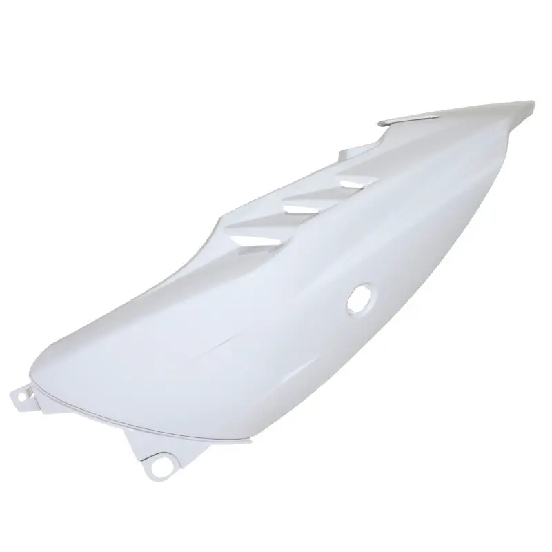 Carénage arrière scooter adaptable Peugeot 50 Speedfight 2 blanc brillant gauche P2R