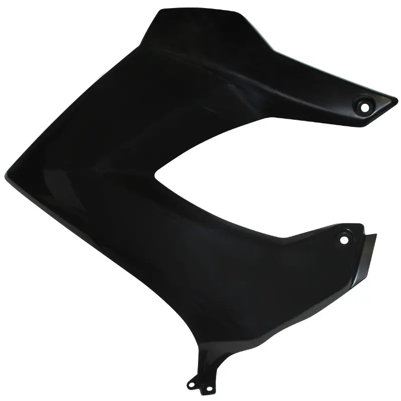 Carénage cache réservoir adaptable Derbi 50 Senda 1994-2010 noir brillant droit P2R