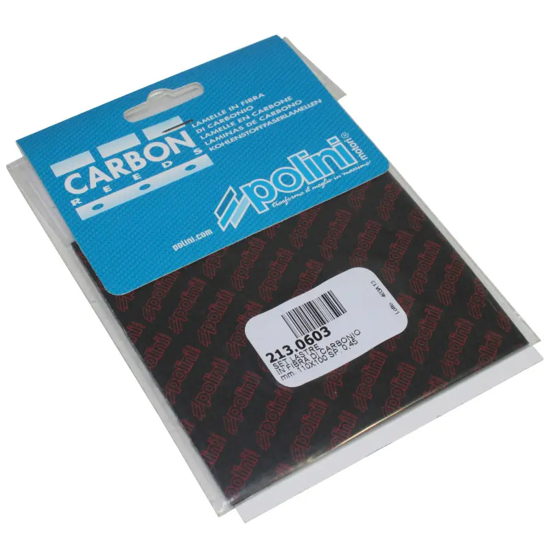 Lamelle de clapet Polini carbone 0,45 feuille 110X100 (X2)