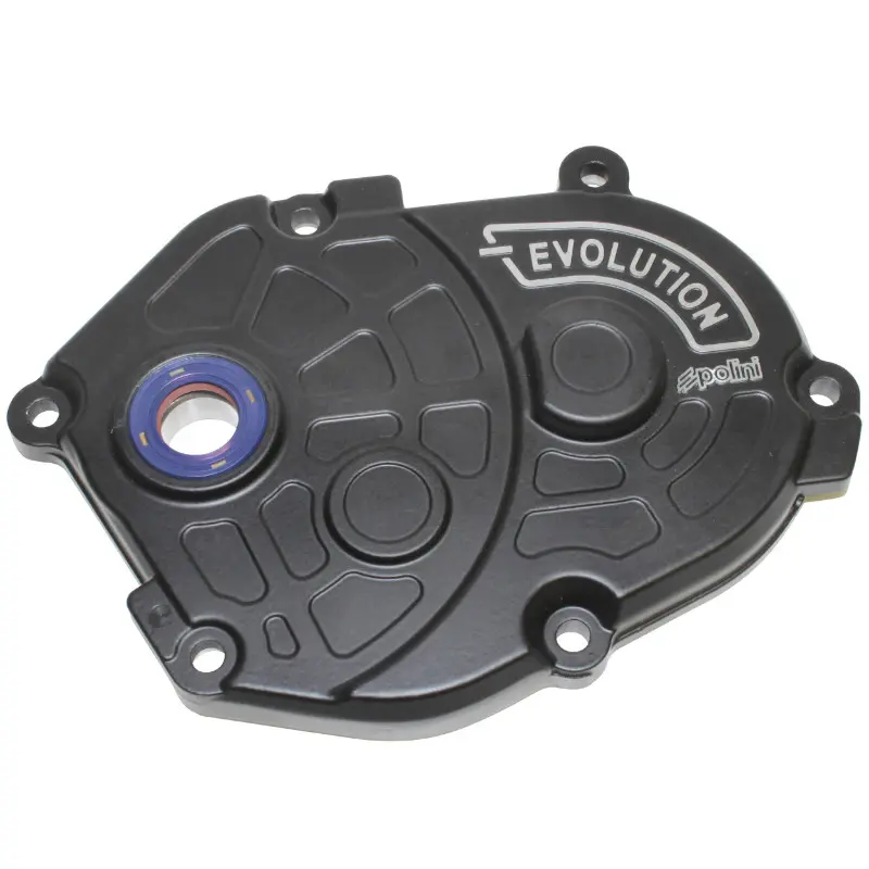 Cárter de transmissão Polini Evo MBK 50 Booster/Stunt/Nitro Yamaha 50 BWS/Slider/Aerox preto