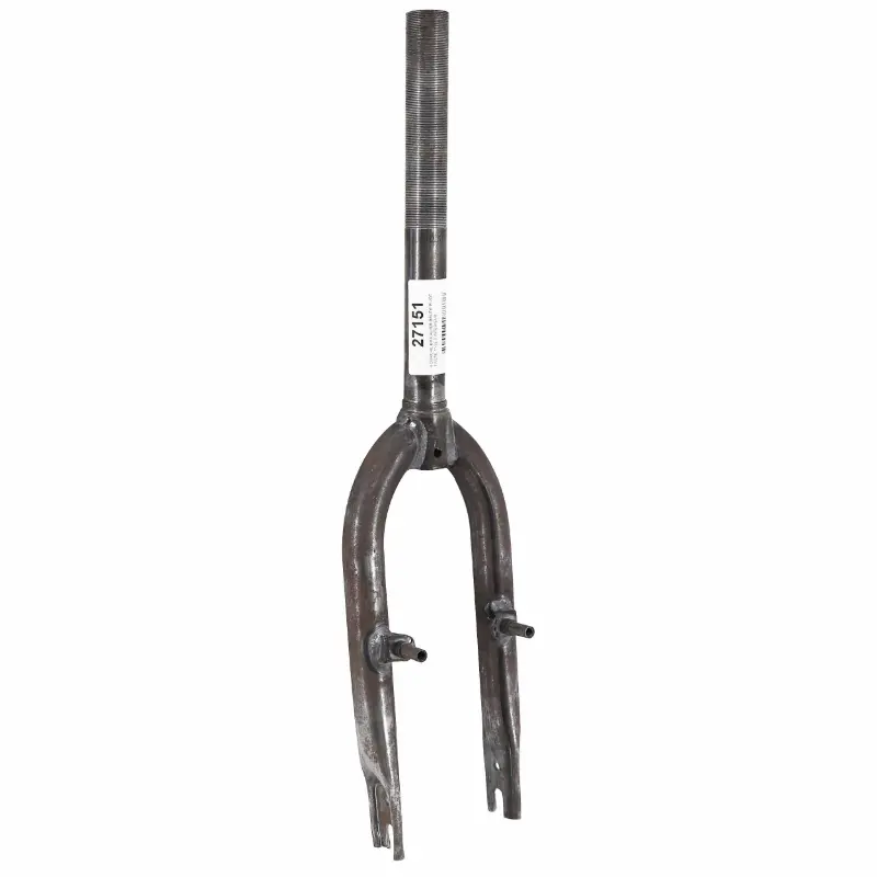 Fourche VTT 16" acier brute à peindre pivot fileté 1"-22,2 mm intérieur Sélection P2R
