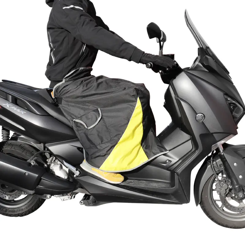 Tablier couvre-jambe pilote ADX universel noir intérieur velours