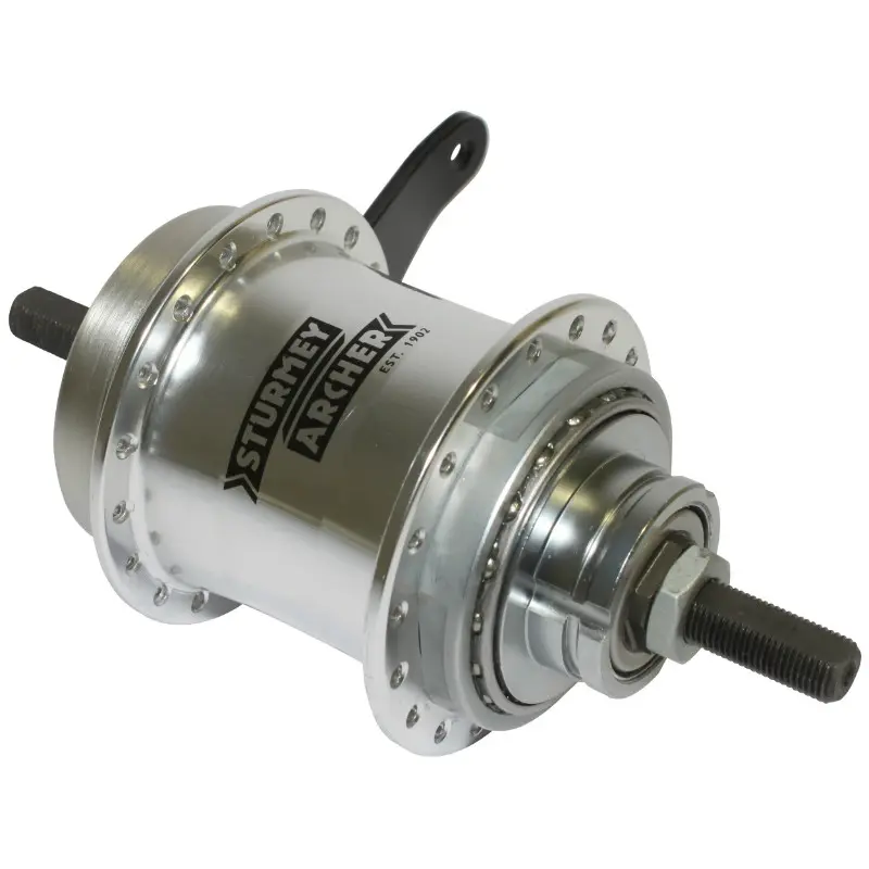 Sturmey Archer 실버 시티/VTC 허브 36T 2단 기어 + 허브 내장 브레이크