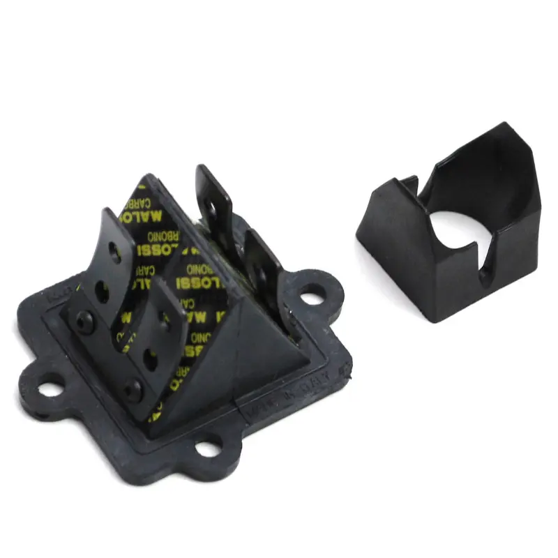 Clapet Malossi VL12 carbone support alu pour MBK Nitro, Mach G, Yamaha Aerox, Jog R, Aprilia SR, Malaguti F12, CPI Aragon, Hussar, Keeway F-Act, Matrix 50