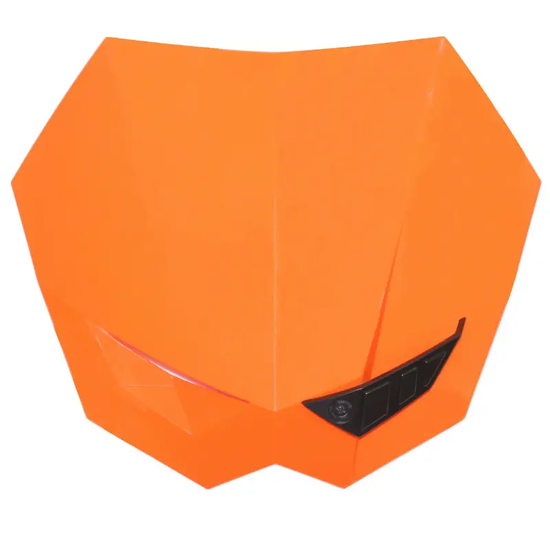 Plaque numéro avant de fourche 50cc boîte universelle Replay Rivale orange KTM sans éclairage