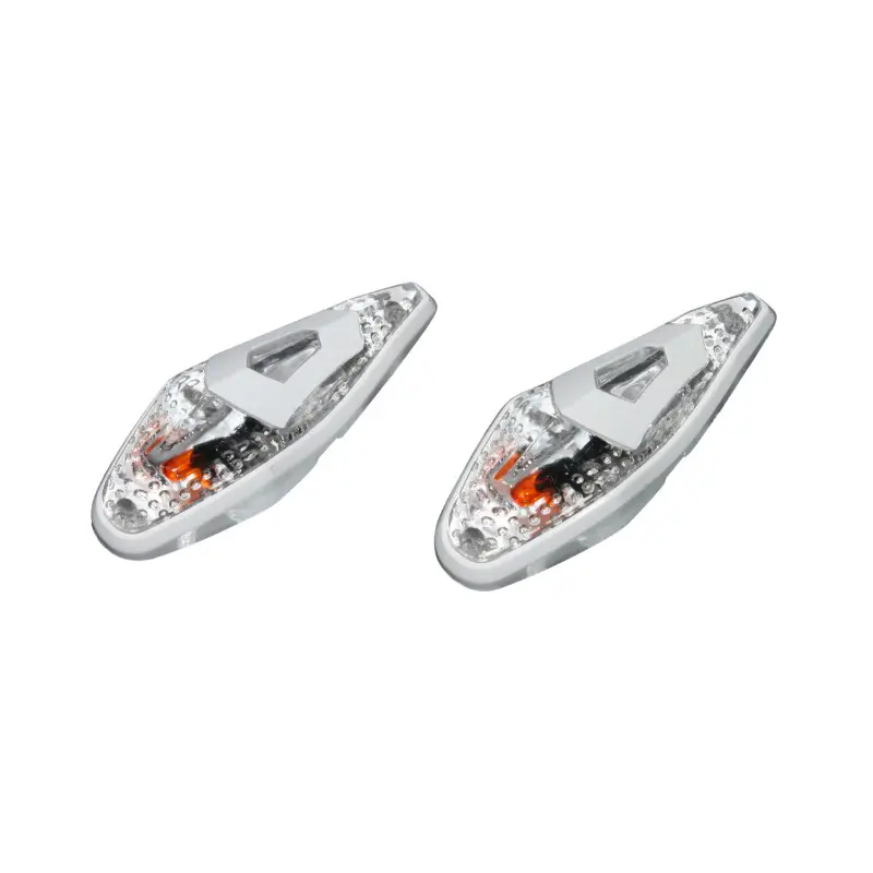 Deko-Beleuchtung Replay Wassertropfen wing transparent-weiß Glühlampe orange (l 62MM - h 23MM - l 18MM)) (Paar)
