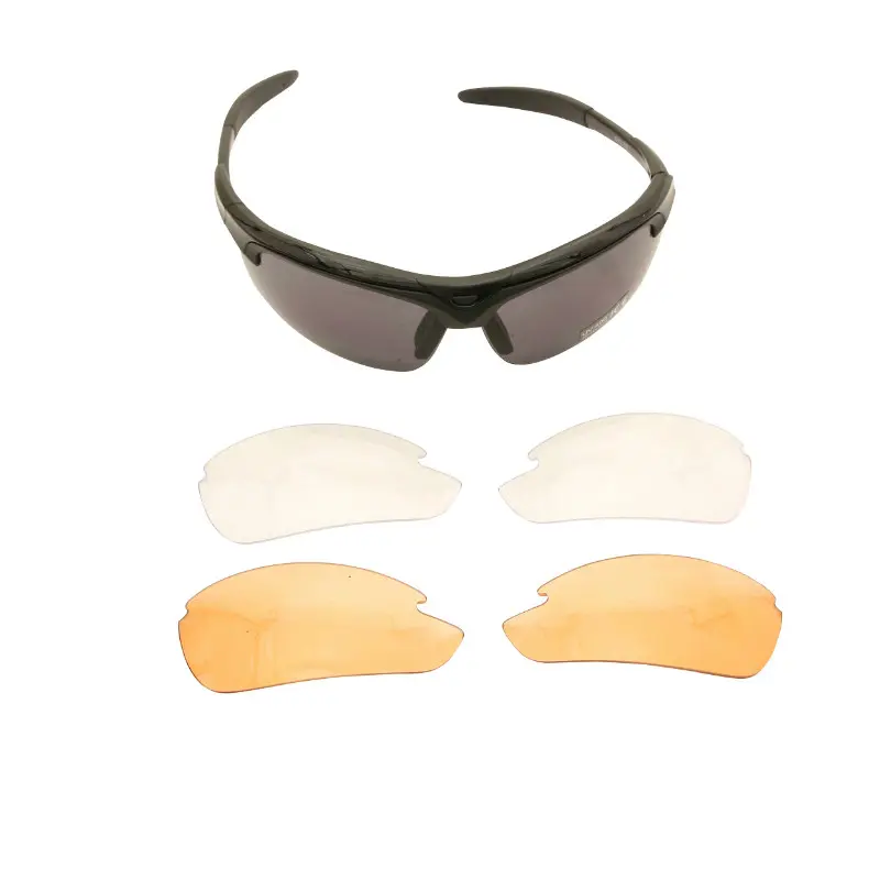 Fahrradbrille Erwachsene Newton Reaction Gestell schwarz 3 austauschbare Gläser — Ansicht 2