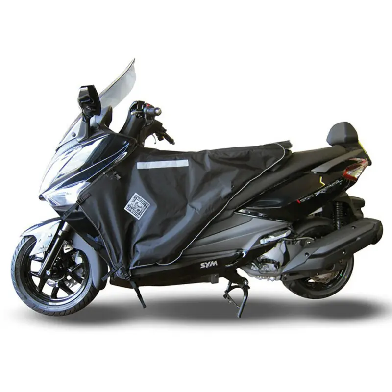 Beinschutz Schürze Tucano für Sym 125 GTS 2012+2018, 250 GTS 2012+2018, 300 GTS 2012+2018 (R163-X) (Termoscud) (Anti-Aufschwimmsystem S.G.A.S.)