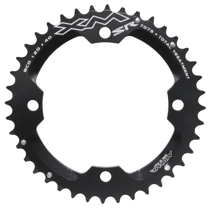 Miche MTB kettingblad 4BRA diameter 120 voor SRAM X0-XX dubbel 40 DTS buiten zwart alu