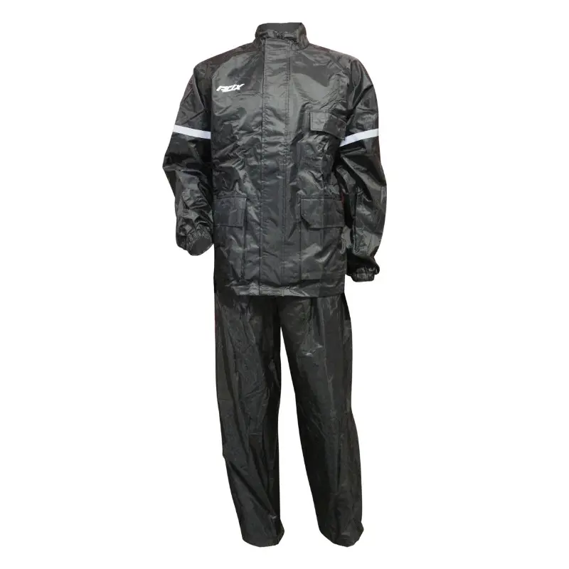 ADX Eco Regenbekleidung schwarz Größe L (Jacke + Hose) — Ansicht 2