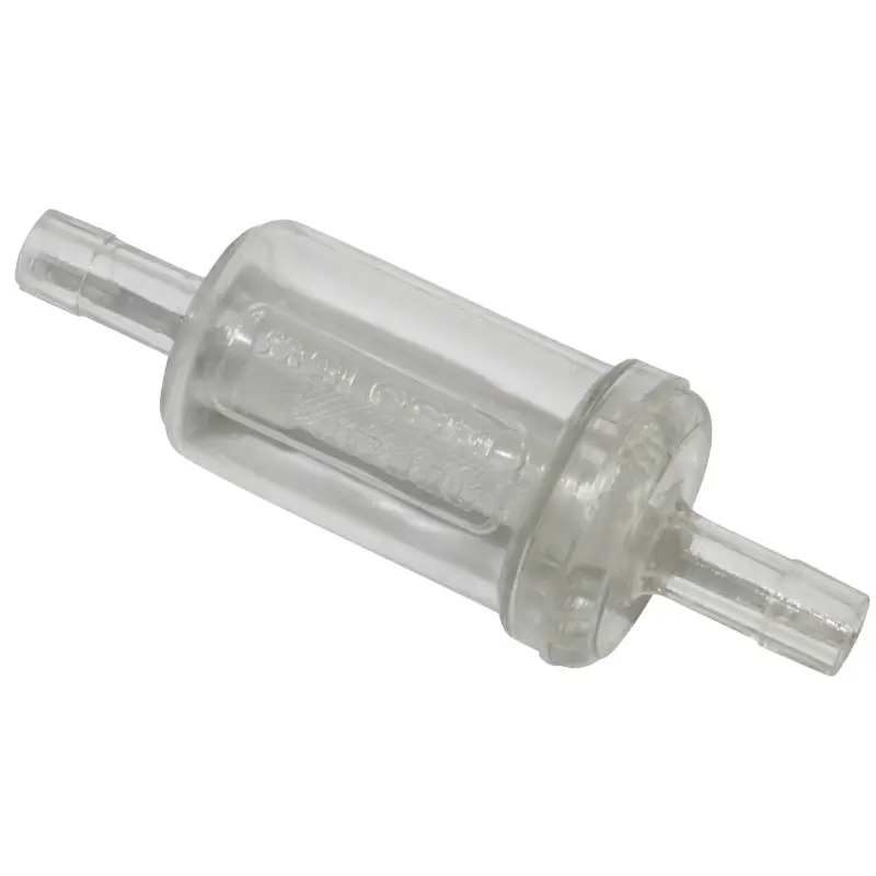 Filtre à essence Malossi cylindrique transparent diamètre 6 mm (031380B)