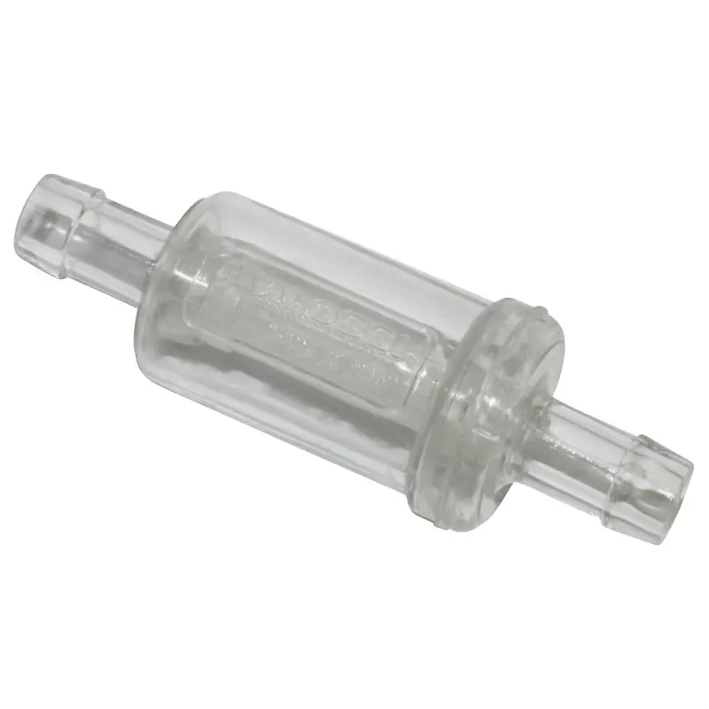 Filtre à essence Malossi cylindrique transparent diam 8 mm (031381B)