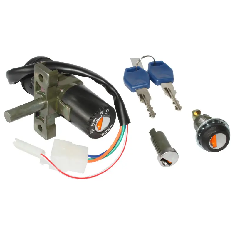 Contacteur à clé scooter adaptable Aprilia 50 Scarabeo 4T 2002-2010, Scarabeo 2T 2009+