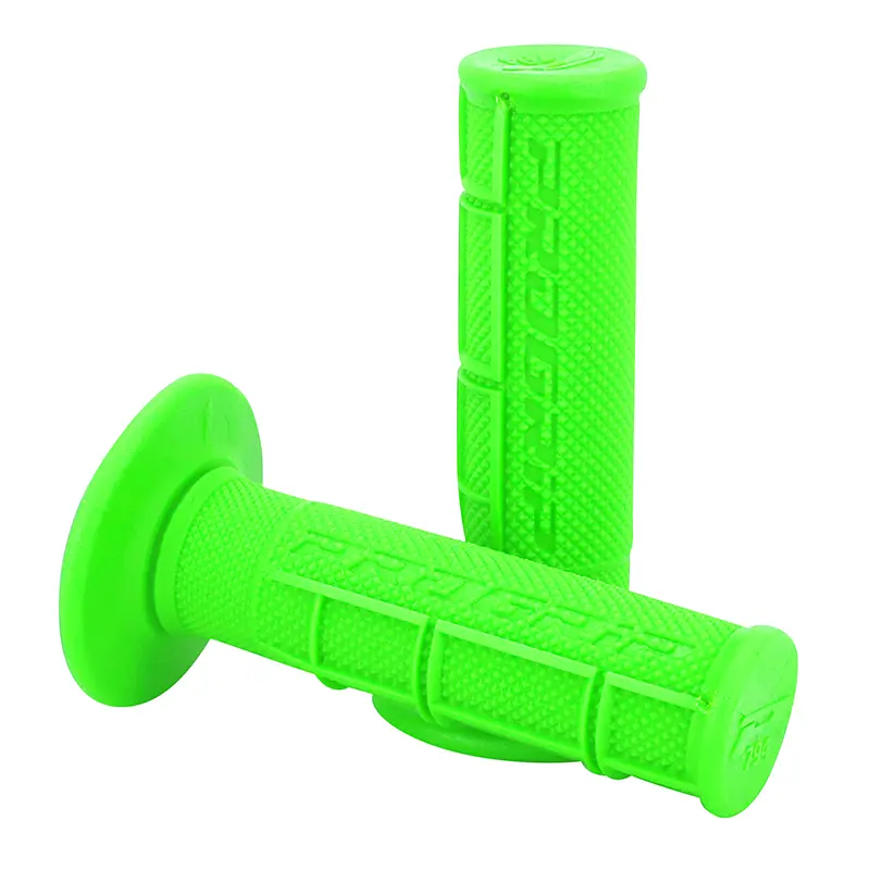 Progrip 794 シングルデンシティ クローズドエンド 蛍光グリーン 115mm グリップ (ペア) — 第8ビュー