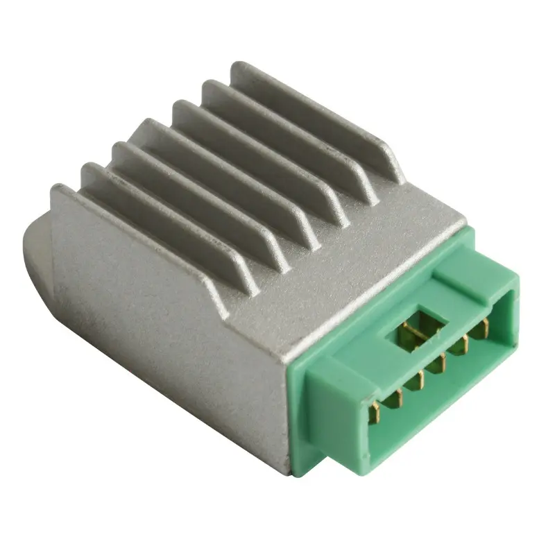 Regulateur de tension 50 a boite adaptable derbi 50 senda 1994+2005, GPR 1997+2005 (connecteur vert 6 fiches) (oe 00h01004841) -P2R