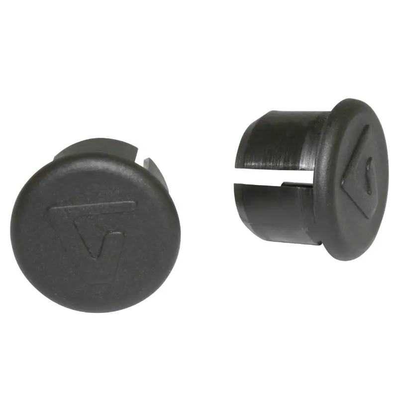 غطاء طرف مقود دراجة طريق Velox أسود (على بطاقة، زوجين) — المنظر 2