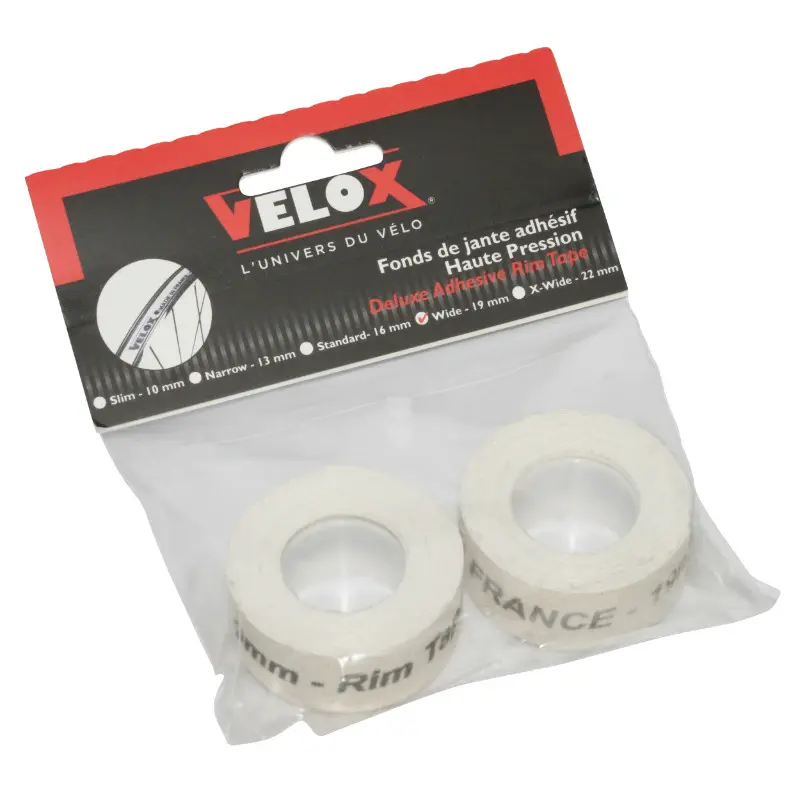 Lemovacia páska na ráfik Velox tkaná lepiaca 19 mm dĺžka 2 m (2 ks na karte) — pohľad 2