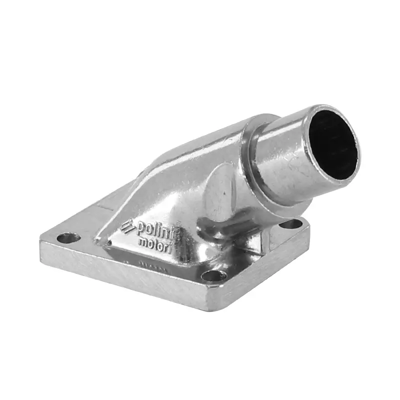 Tuyau d'admission Polini aluminium pour Mobylette 103 SPX-RCX diam. int. 15 mm diam. ext. 19 mm (carburateur SHA)