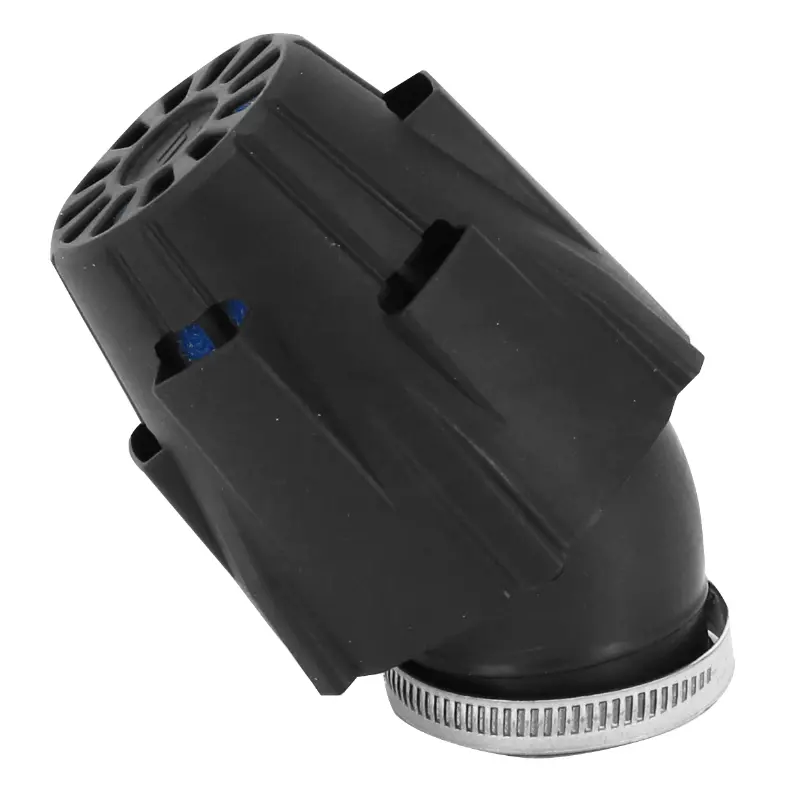 Polini Blue Air Box 블랙 30도 굽어진 마운트 직경 42 에어 필터