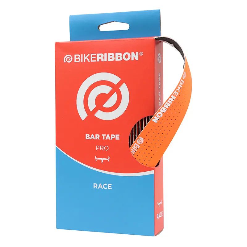 شريط مقود BIKERIBBON Eolo Soft برتقالي فلورسنت — إكسسوارات المركبة