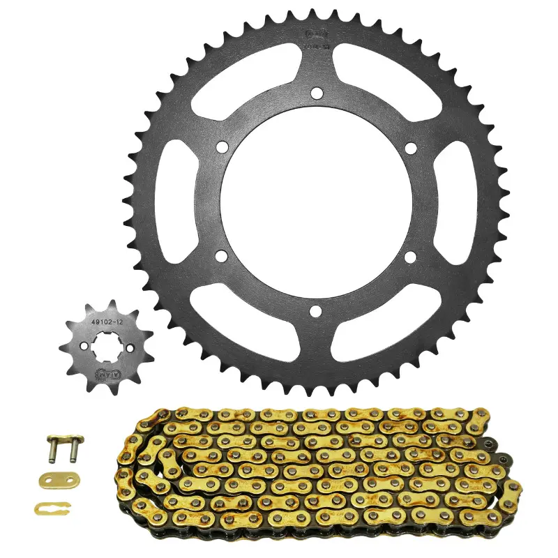 Kit chaîne AFAM adaptable Derbi 50 GPR Racing 2004-2005 420 12x53