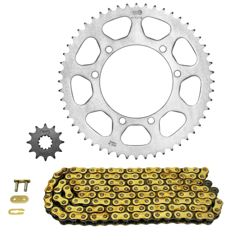 Kit chaîne AFAM Peugeot 50 XP6 Enduro 1996-2001 420 12x52