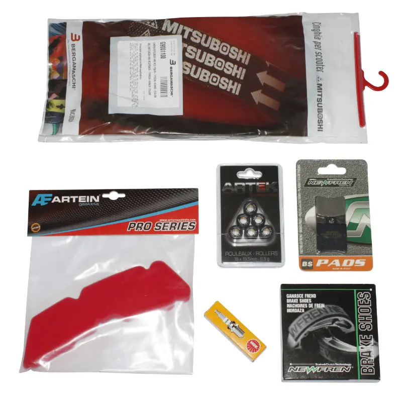 Kit entretien Gilera 50 Stalker 1997-2011 / Piaggio 50 Typhoon 1998-2009 (6 pièces) Sélection P2R Premium