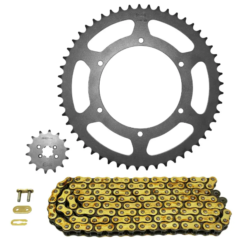 Kit chaine adaptable gilera 50 SMT racing 2011+2016 420 11X53 (alesage 108MM) (demultiplication origine) -Afam