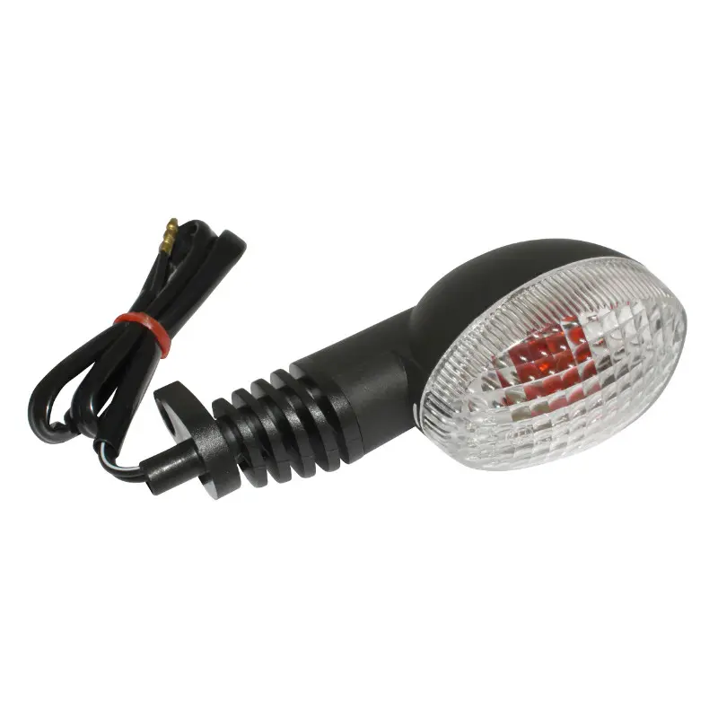 Clignotant 50 adaptable Derbi 50 GPR 2002+2003 / MBK 50 X Power / Yamaha 50 TZR transparent-noir avant gauche ou arrière droit homologué CE