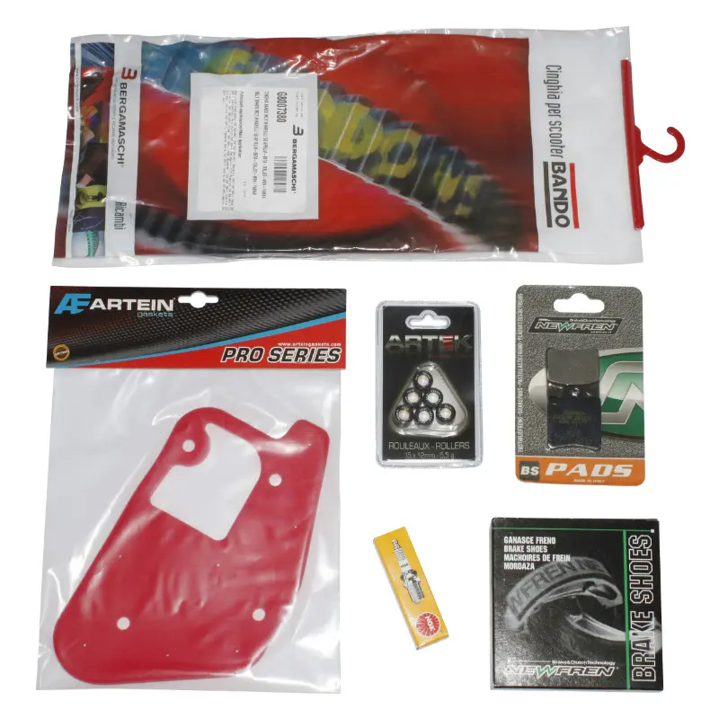 Kit entretien Sélection P2R MBK Booster 50 2004+ Yamaha BWS 50 2004+ (6 pièces)