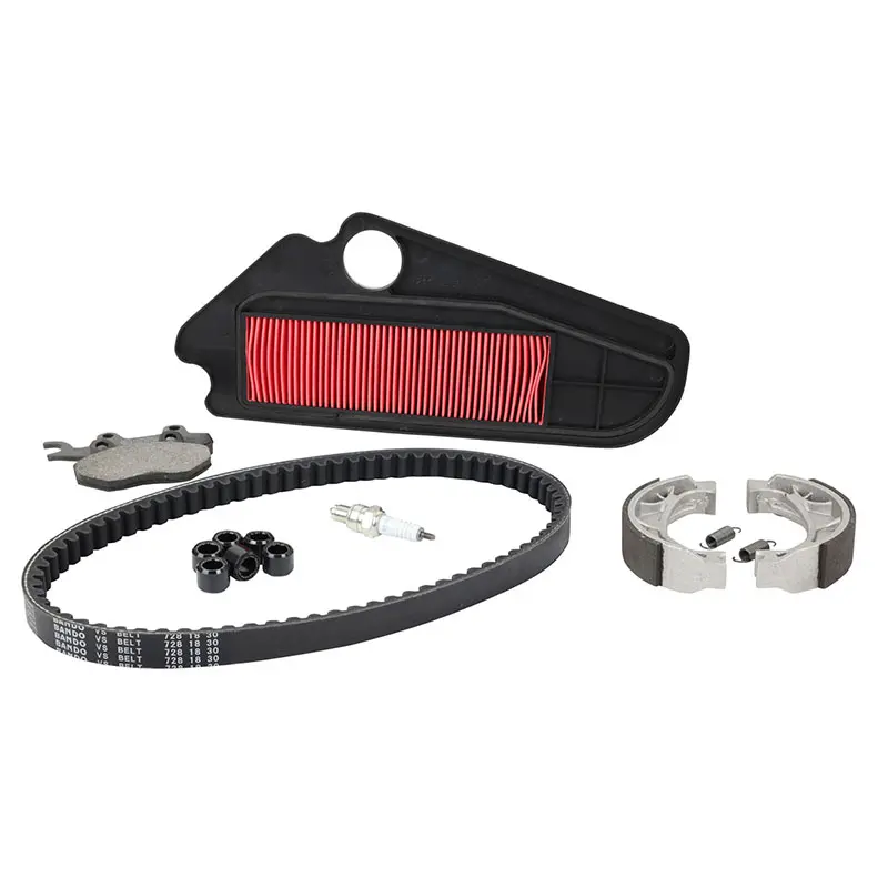 Kit entretien adaptable Kymco 50 Agility 4T 12 pouces 2006+ - 6 pièces