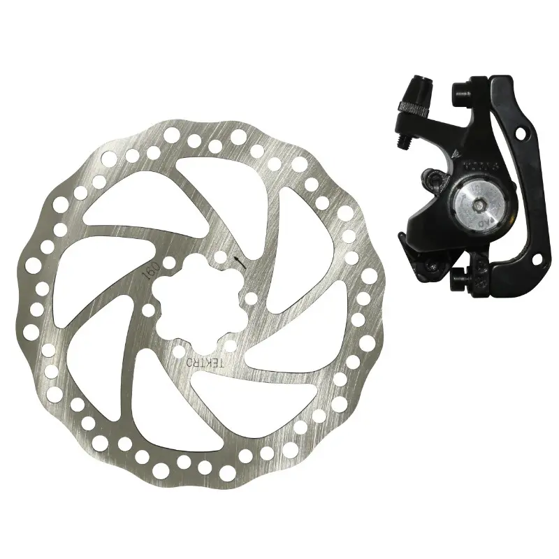 Frein à disque VTT mécanique arrière P2R 160 mm Post Mount (étrier + disque + adaptateur)
