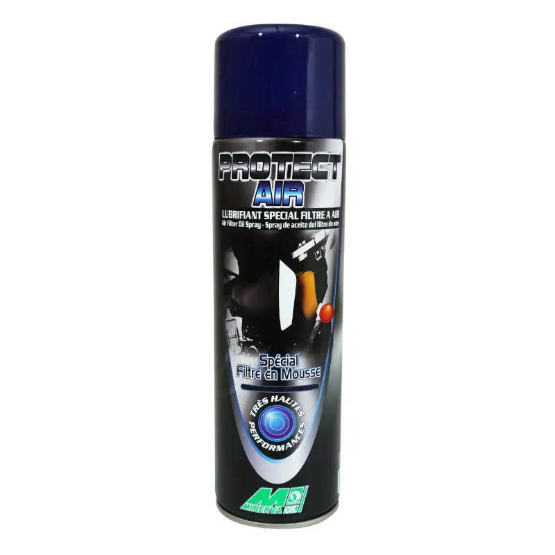 MINERVA MOTO PROTECT AIR Filter-Schutzschmiermittel superhaftendes wasserabweisendes Aerosol 500 ml