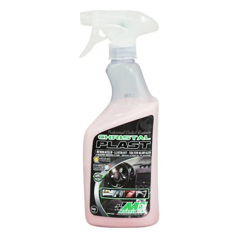 Lustreur-rénovateur Minerva Cristal Plast haute performance sans silicone 500 ml