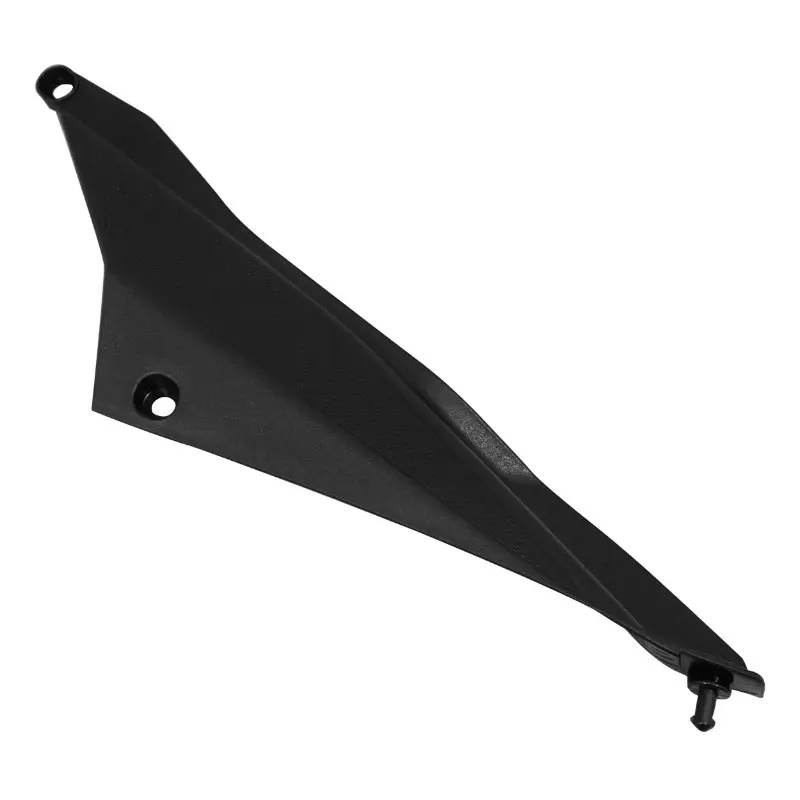 Carénage coque arrière 50 à boîte adaptable Derbi 50 Senda DRD 2011-2017 noir mat gauche P2R